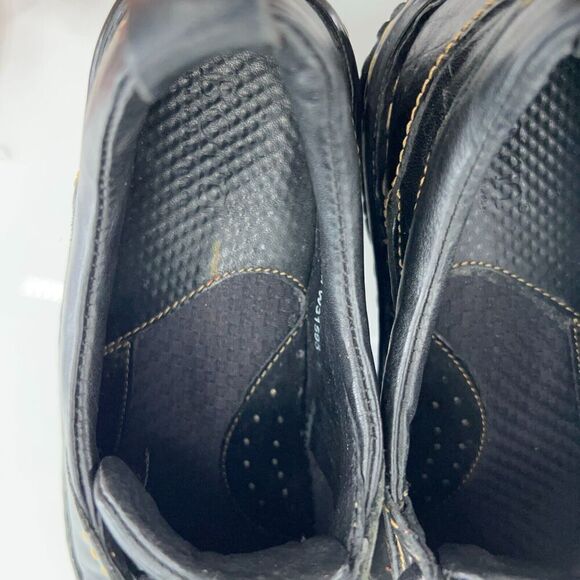 Born Women's Jean Moro Oxford Size 7 Lace Up Work Shoe Black Leather Casual - Picture 12 of 15